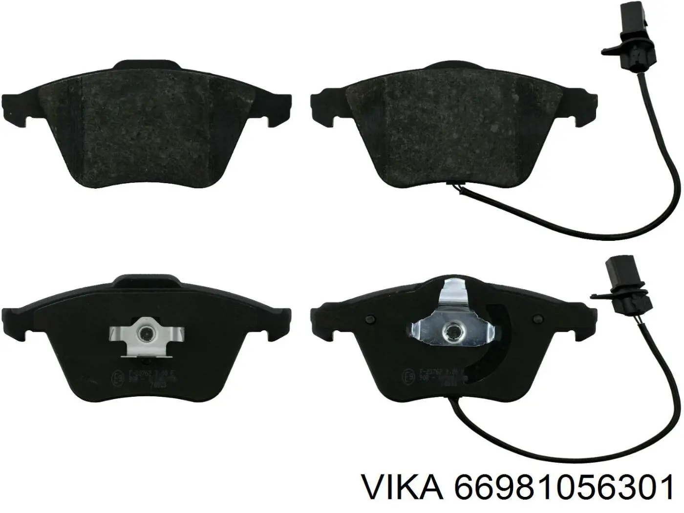 Передні тормозні колодки 30916584 Swag