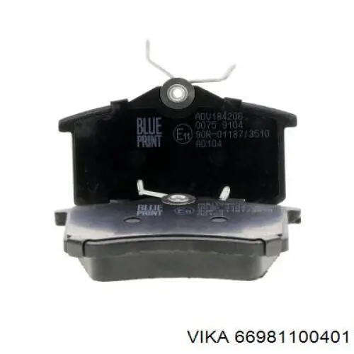 Купити 66981100401 Vika Задні колодки