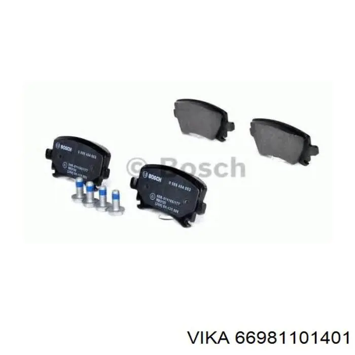 Купити 66981101401 Vika Задні колодки
