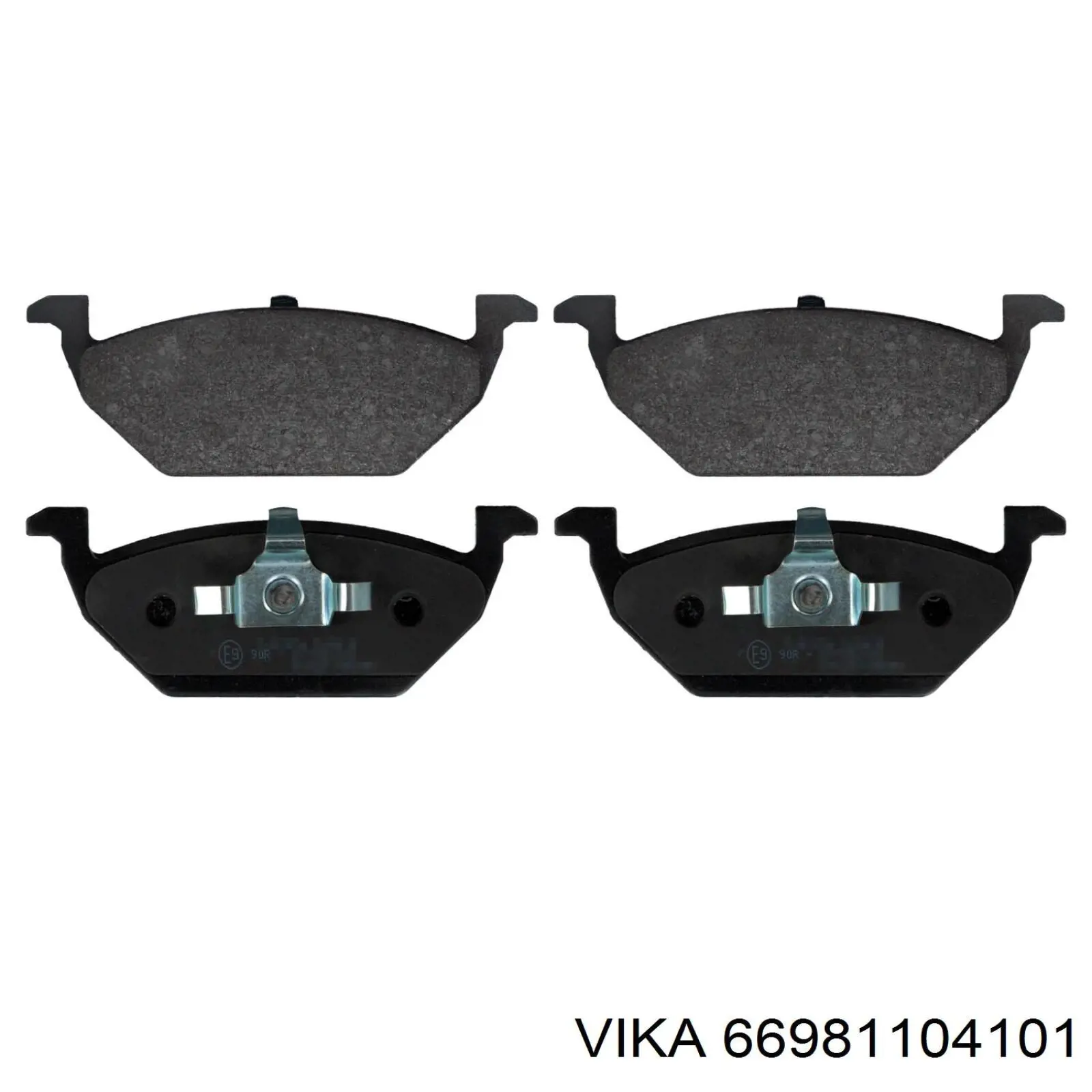 Гальмівні колодки Vika 66981104101 ціна, від 19.11 USD