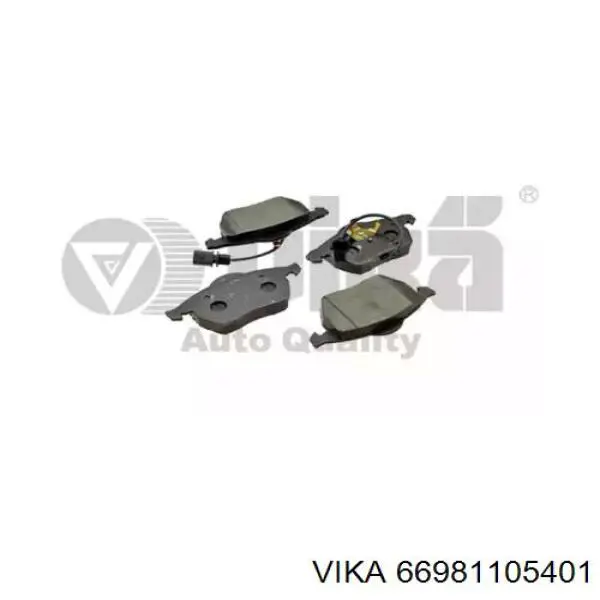 Купити 66981105401 Vika Колодки гальмівні передні, дискові