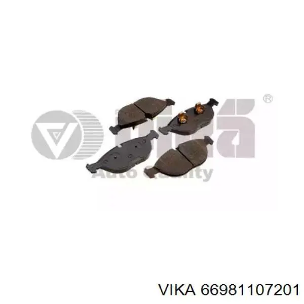 Гальмівні колодки Vika 66981107201 ціна, від 21.54 USD