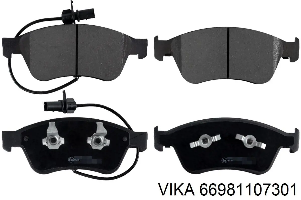 Гальмівні колодки VAG 4E0698151B ціна, від 62.35 USD