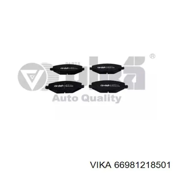 Гальмівні колодки Vika 66981218501 ціна, від 14.53 USD