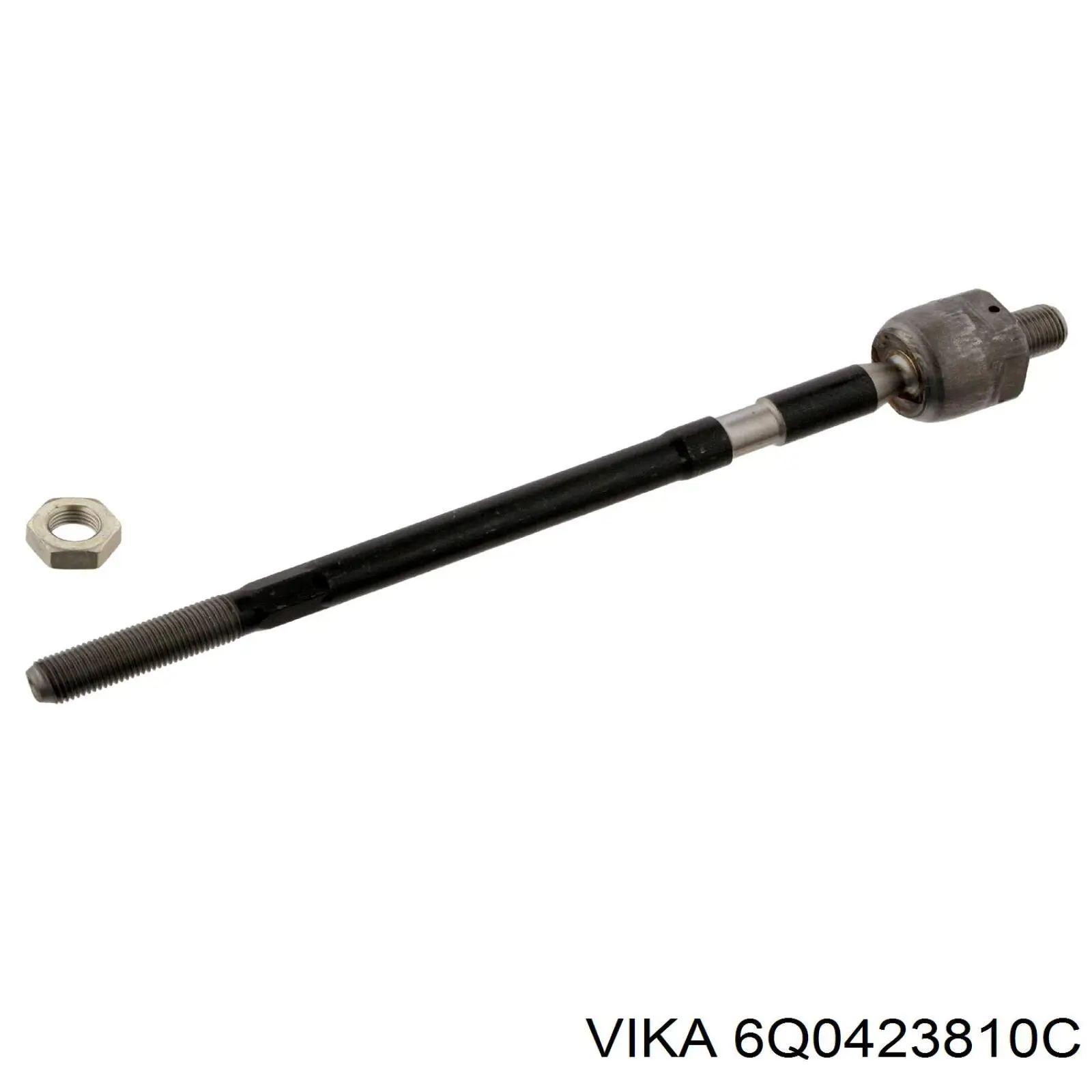Тяга рульова в зборі, права 6Q0423810C Vika