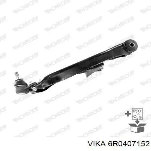 Важіль передньої підвіски нижній, правий 6R0407152 Vika