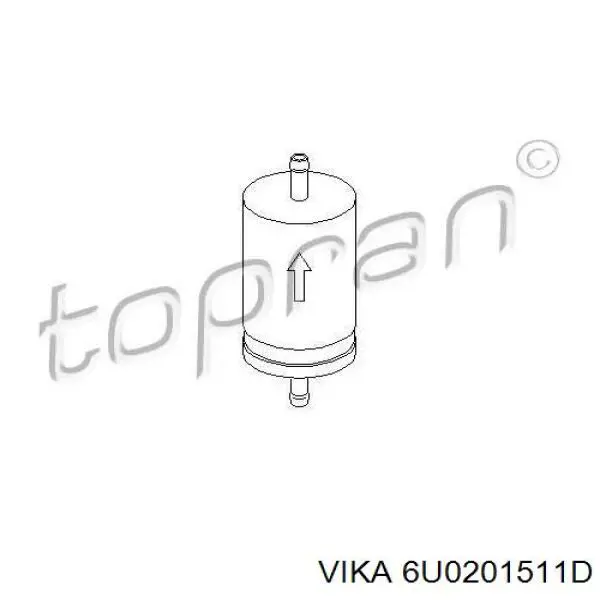 Паливний фільтр 12010075201 Vika