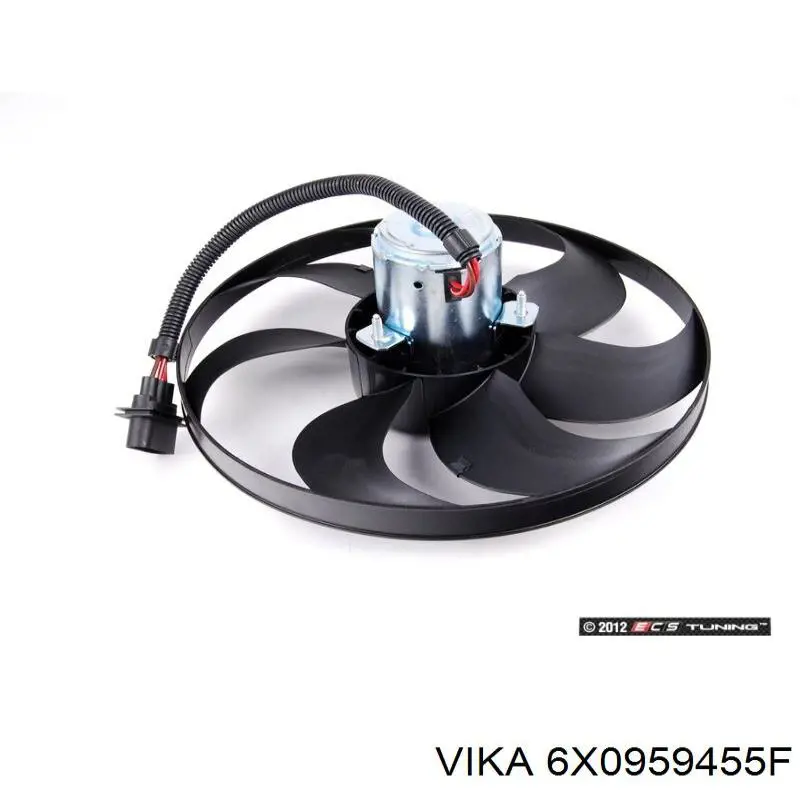 Вентилятор радіатора Vika 6X0959455F ціна, від 54.67 USD