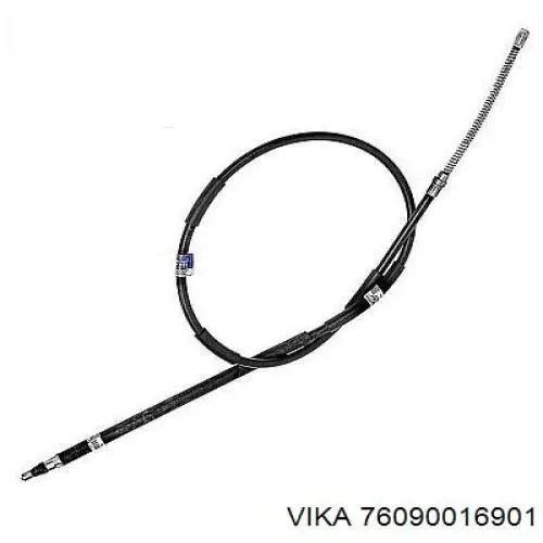 Трос ручного гальма задній, правий/лівий Vika 76090016901 ціна, від 5.94 USD