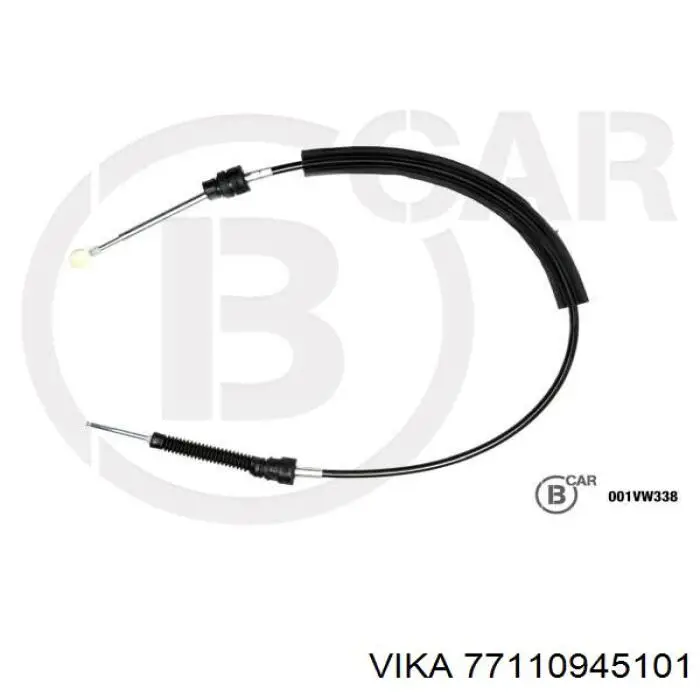 Трос перемикання передач, вибору передачі Vika 77110945101 ціна, від 18.34 USD
