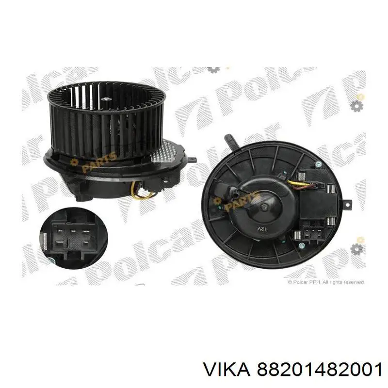 3C1820015R VAG двигун вентилятора пічки (обігрівача салону)