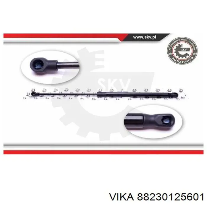 Амортизатор капота газовий Vika 88230125601 ціна, від 9.45 USD