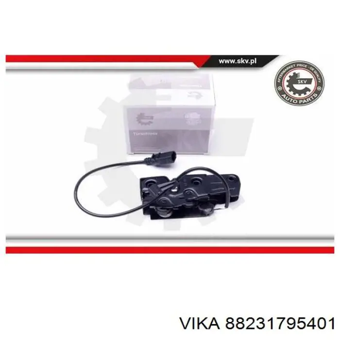 Замок капота Vika 88231795401 ціна, від 22.57 USD