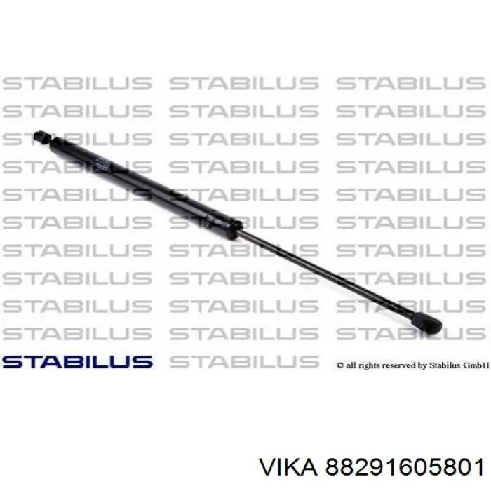 Амортизатор двері задньої Vika 88291605801 ціна, від 10.75 USD