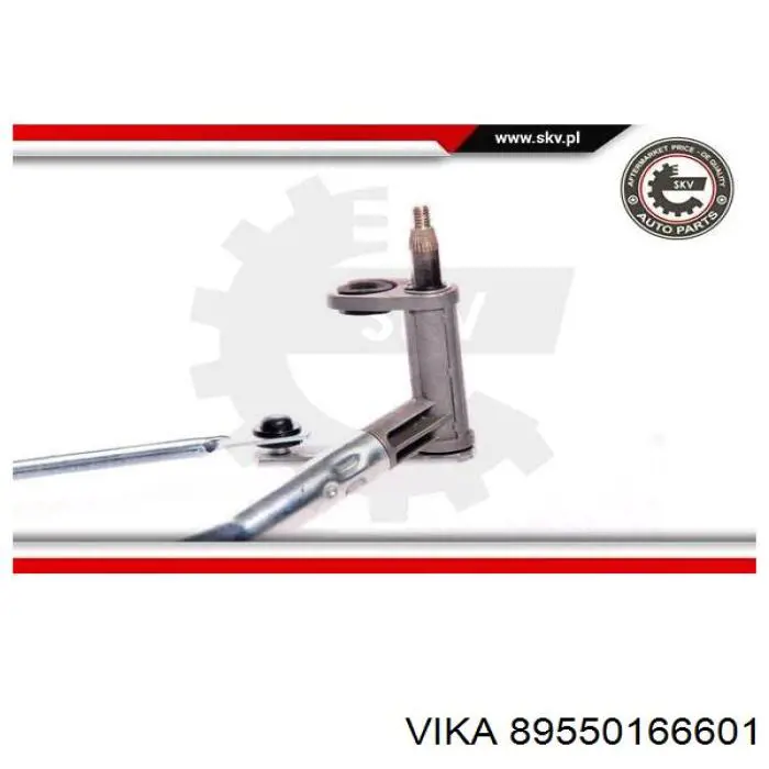 Трапеція щіток лобового скла Vika 89550166601 ціна, від 15.49 USD