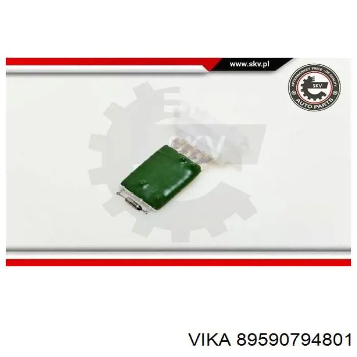 Резистор обігрівача VEMO/Vaico V10790010 ціна, від 11.95 USD