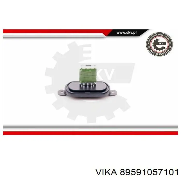 Резистор моторчика вентилятора A/C AND 3L959001 ціна, від 13.15 USD