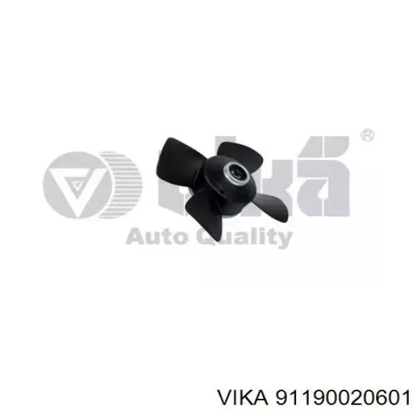 91190020601 Vika електровентилятор охолодження в зборі (двигун + крильчатка, правий)