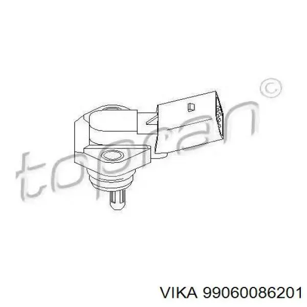 99060086201 Vika датчик тиску наддуву (датчик нагнітання повітря в турбіну)