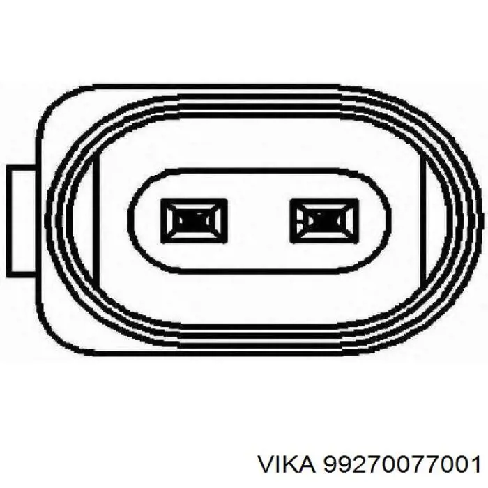 Датчик ABS передній лівий Vika 99270077001 ціна, від 5.91 USD