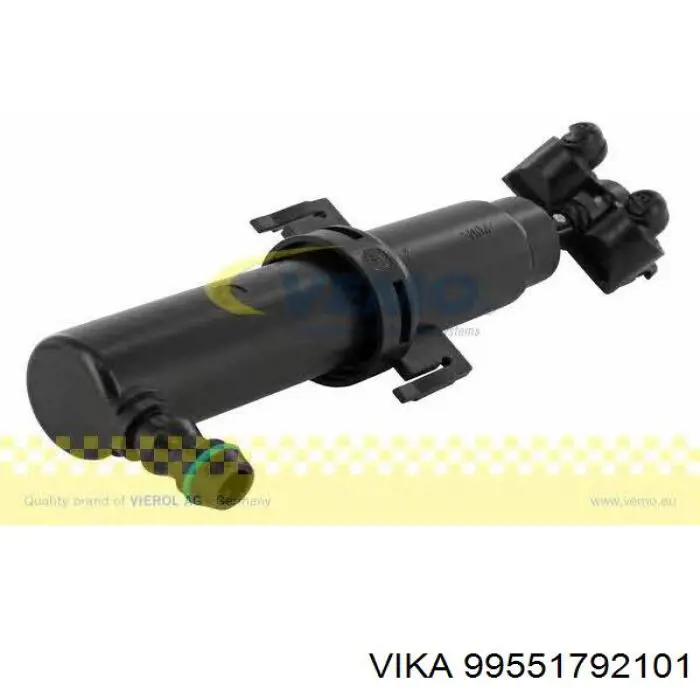Форсунка омивача фари передньої, правої Vika 99551792101 ціна, від 18.39 USD