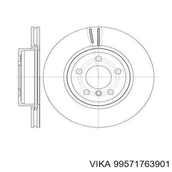 Купити 99571763901 Vika Вал гнучкий (спідометра)