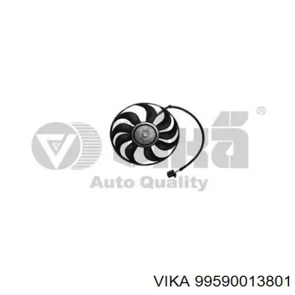 99590013801 Vika електровентилятор охолодження в зборі (двигун + крильчатка)