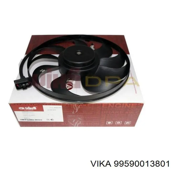 Вентилятор радіатора Vika 99590013801 ціна, від 33.01 USD