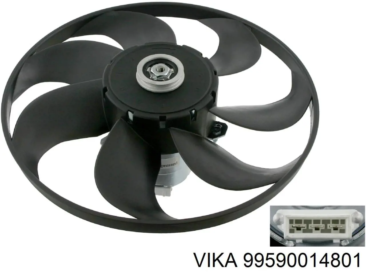V150118461 Vemo електровентилятор охолодження в зборі (двигун + крильчатка)