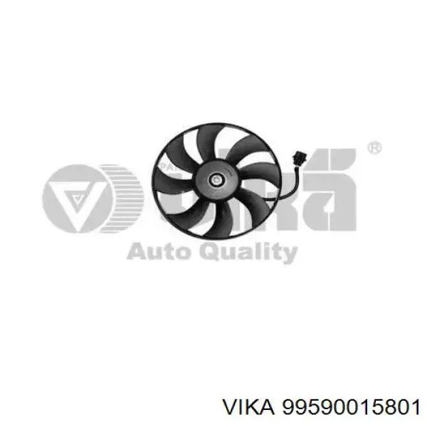 99590015801 Vika електровентилятор охолодження в зборі (двигун + крильчатка)