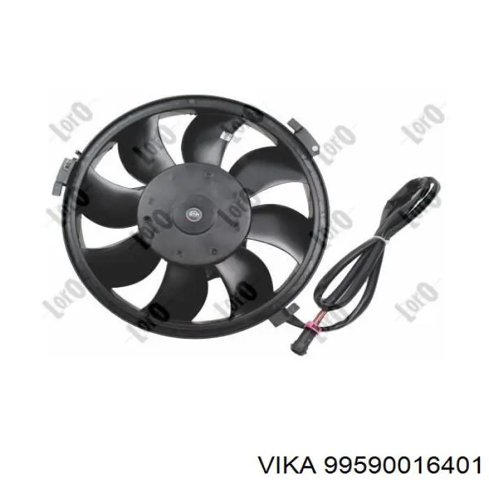 99590016401 Vika електровентилятор охолодження в зборі (двигун + крильчатка)