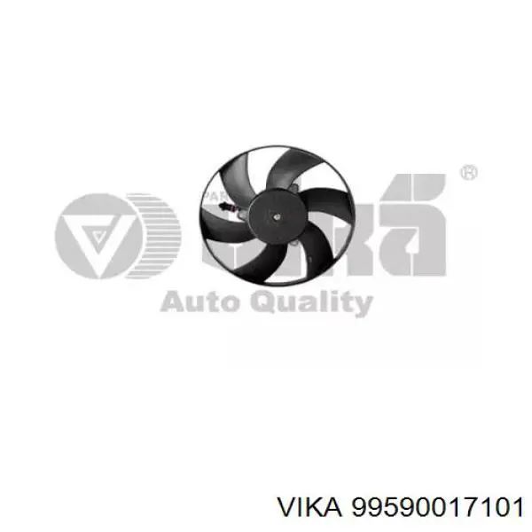 99590017101 Vika електровентилятор охолодження в зборі (двигун + крильчатка)