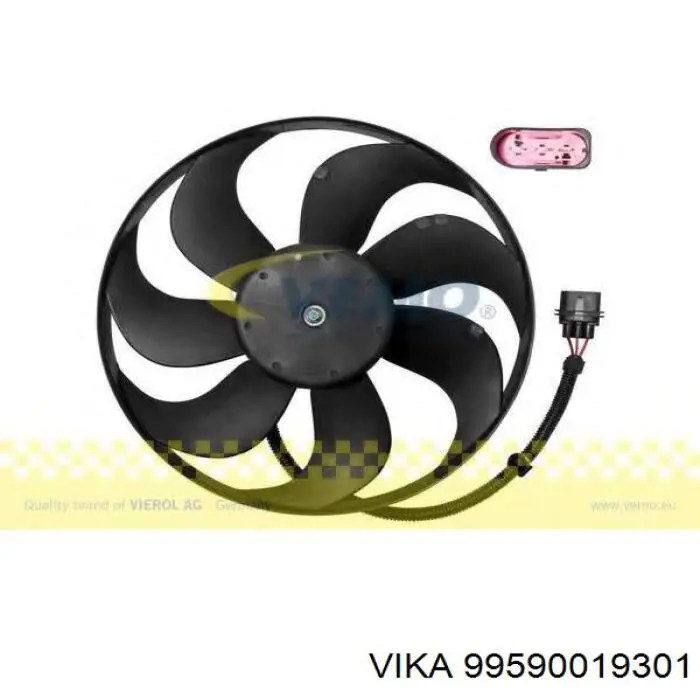 Вентилятор радіатора Vika 99590019301 ціна, від 30.23 USD
