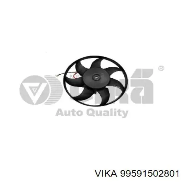 Вентилятор/крильчатка радіатора охолодження Vika 99591502801 ціна, від 40.33 USD