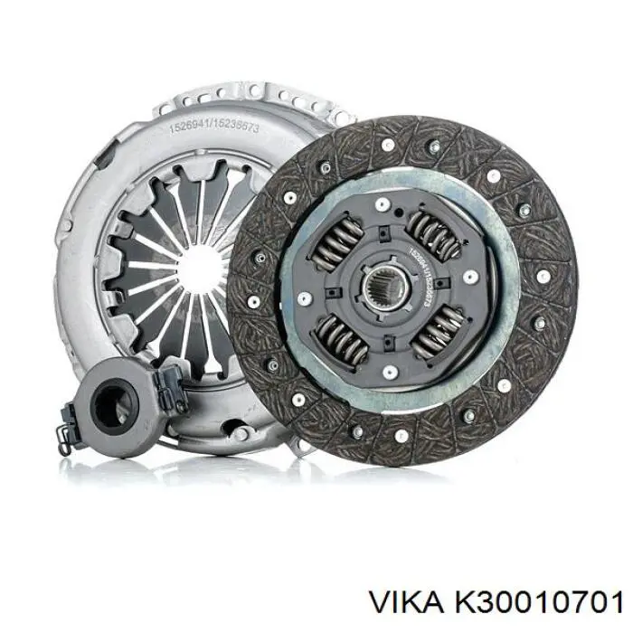Купити K30011601 Vika Комплект зчеплення (диск, корзина, підшипник)