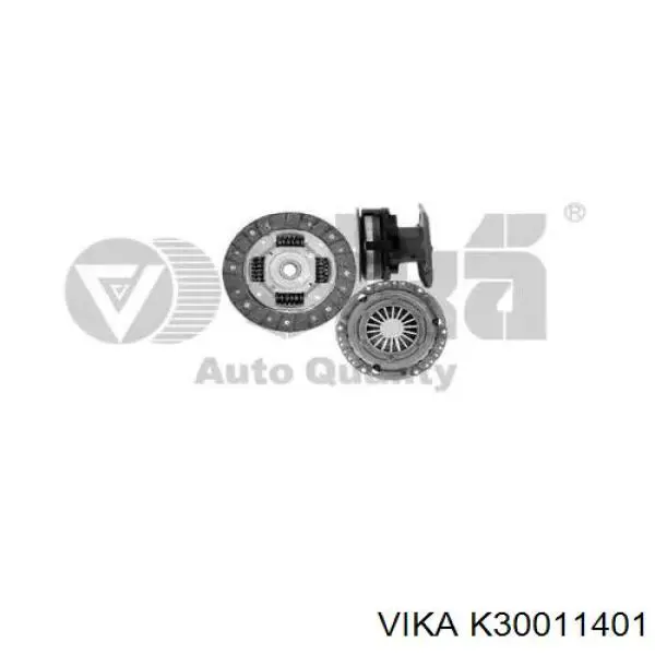 Купити K30011401 Vika Комплект зчеплення (диск, корзина, підшипник)