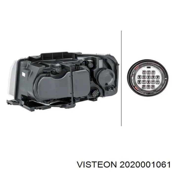 Фара правая Land Rover LR057292 ціна, від 699.61 USD