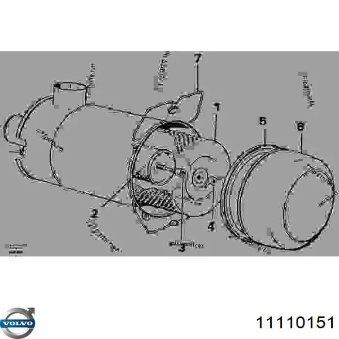 Купити 11110151 Volvo Автомобільний фільтр повітря