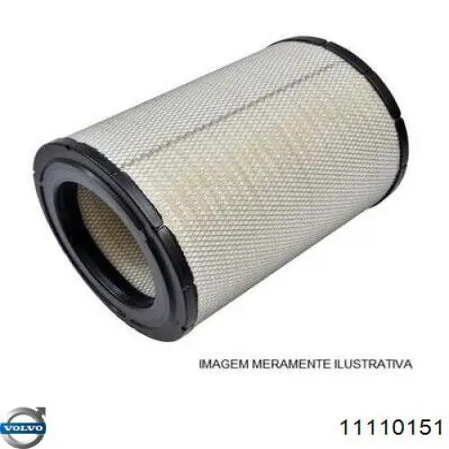 11110151 Volvo Повітряний фільтр двигуна