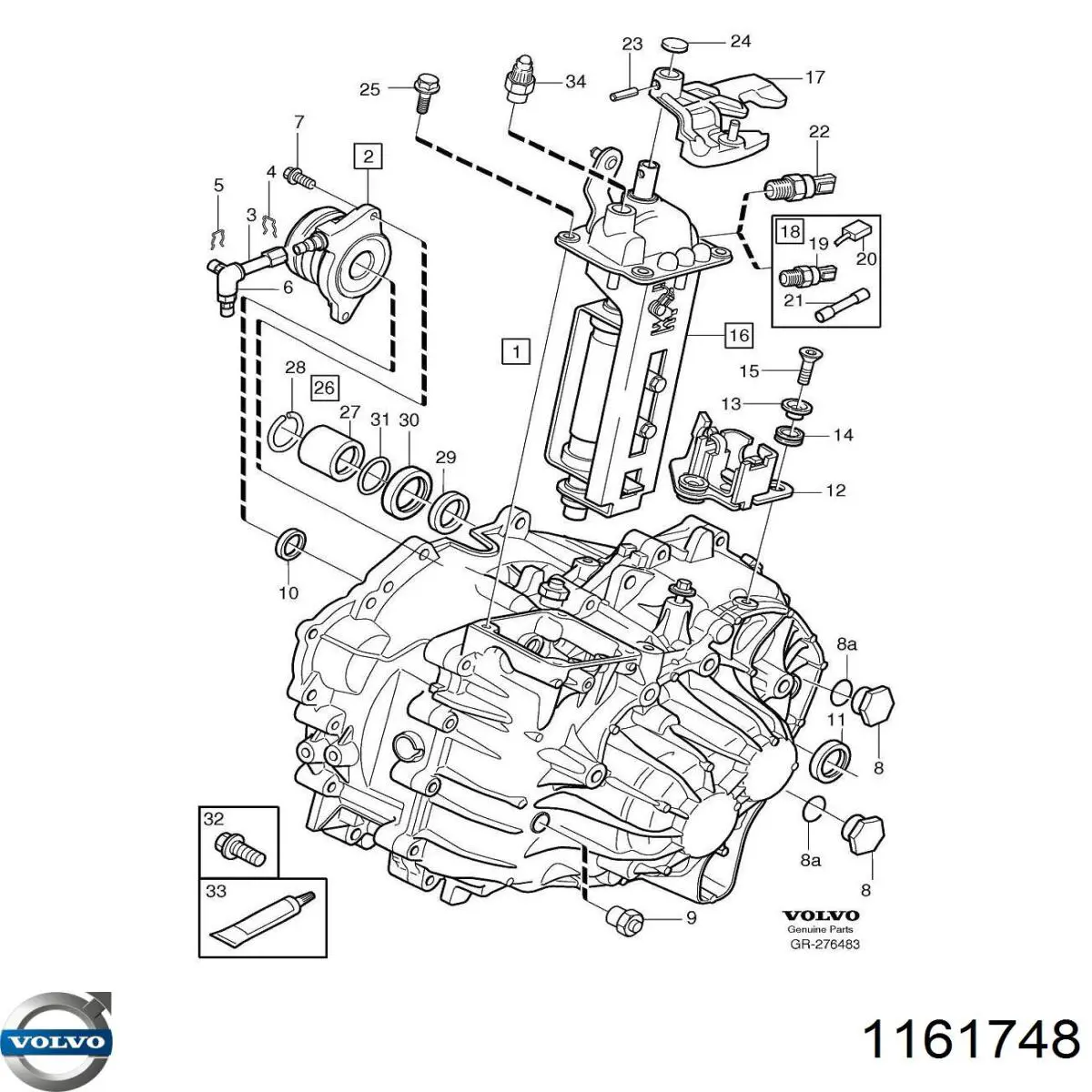 Купити 1161684 Volvo 
