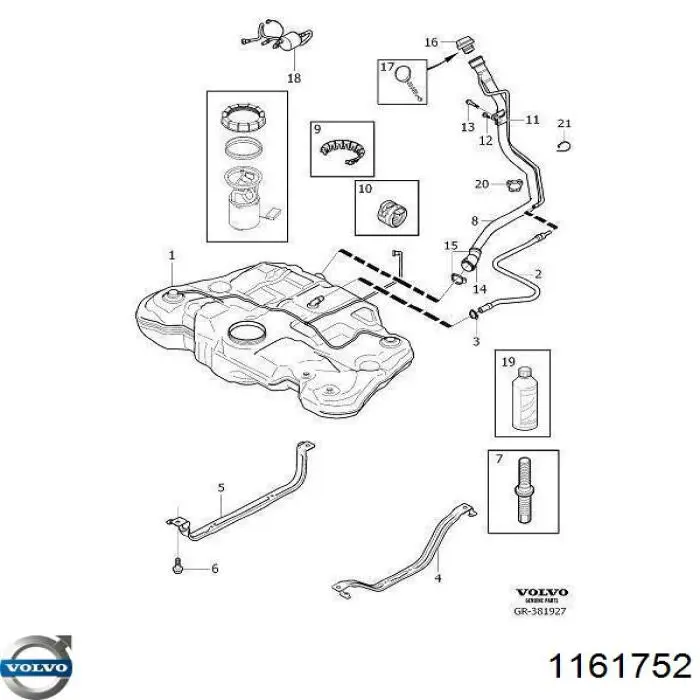 РІдина для очищення сажекоптевих фільтрів Volvo 1161752 ціна, від 87.32 USD