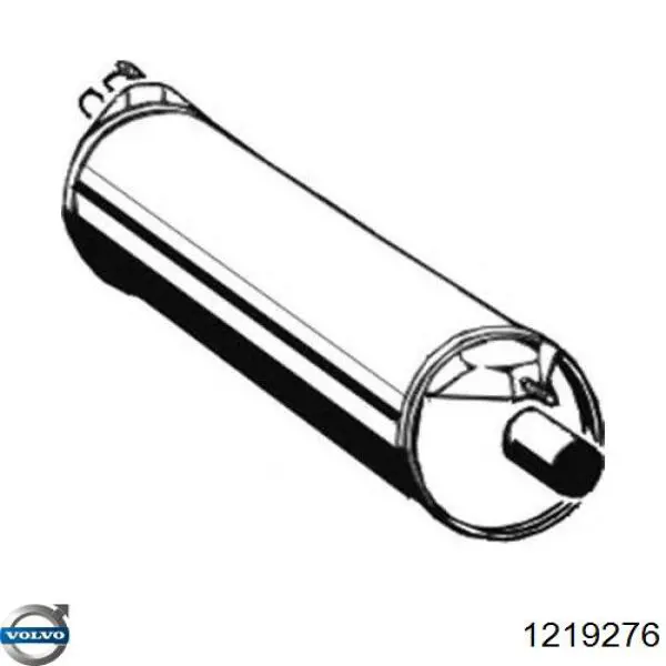 Купити 1219276 Volvo Вихлоп
