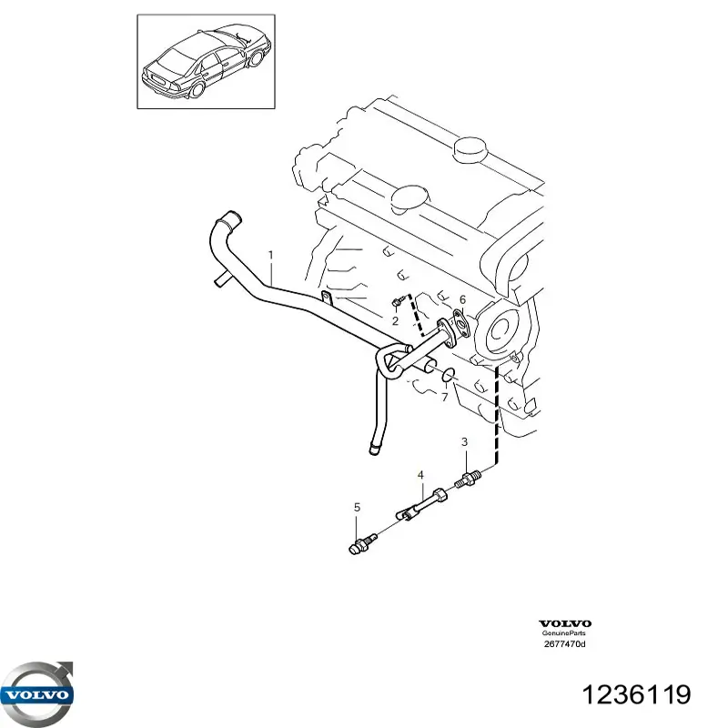 7700853903 Renault (RVI) Прокладка водяної помпи