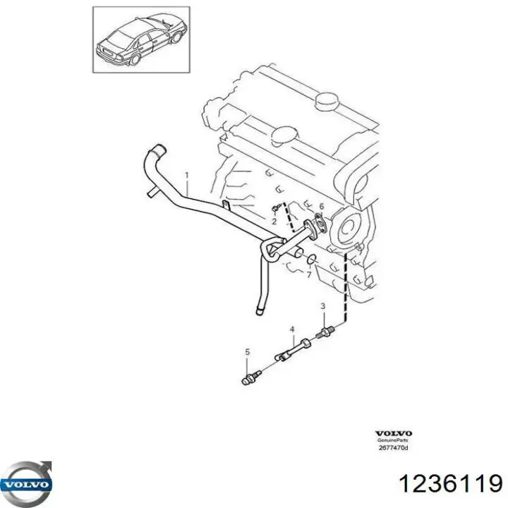 Купити 7700853903 Renault (RVI) Прокладка водяної помпи