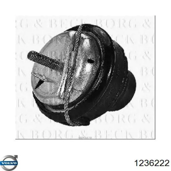 Подушка (опора) двигуна, задня Volvo 1236222 ціна, від 157.23 USD