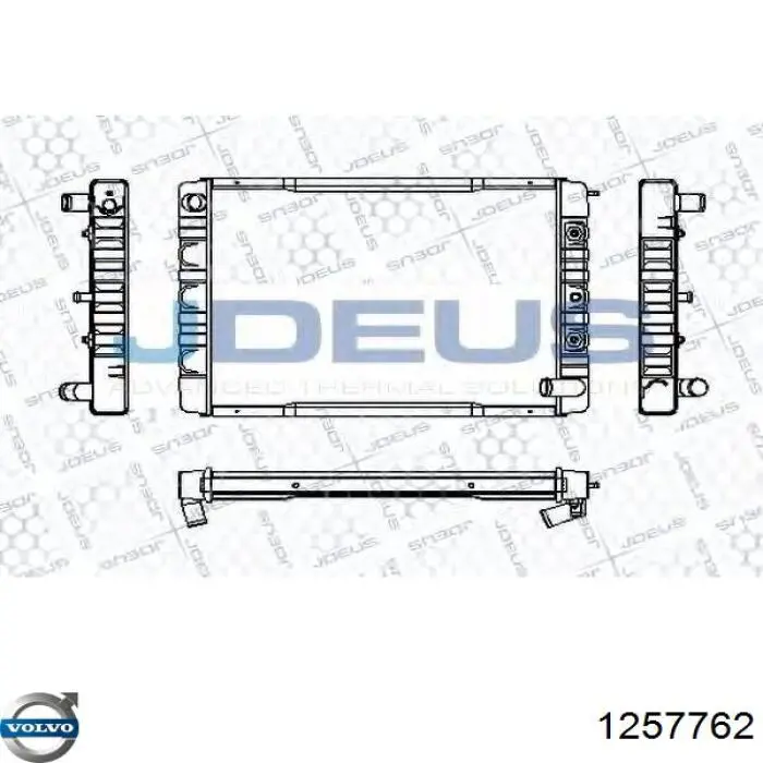 Радіатор основний Volvo 1257762 ціна, від 391.73 USD