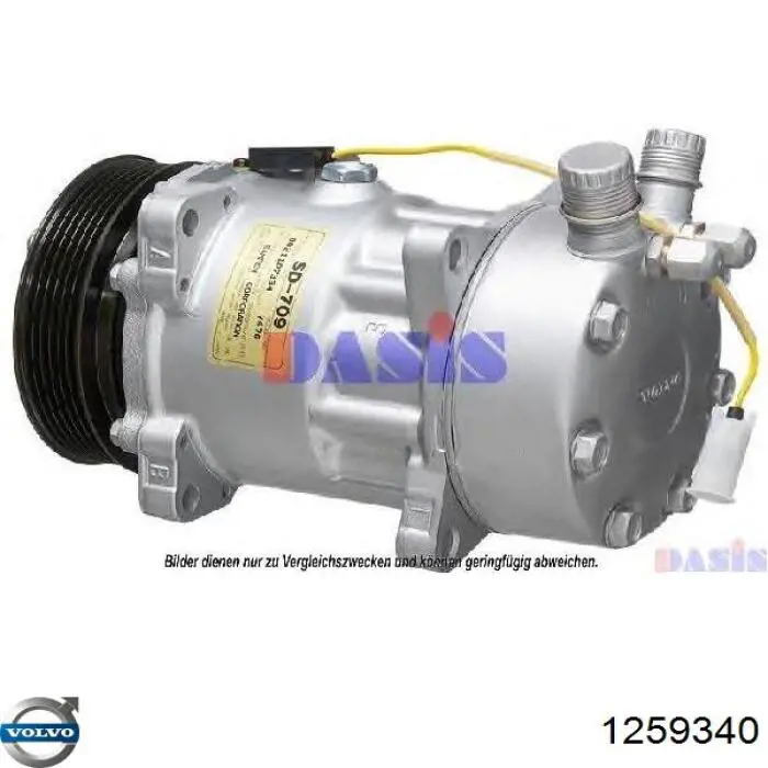 Компресор системи кондиціювання Volvo 3513598 ціна, від 451.91 USD