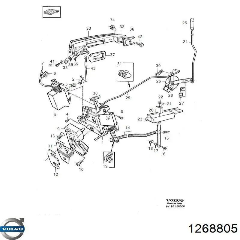 Volvo 1268805 ціна, від 1.60 USD