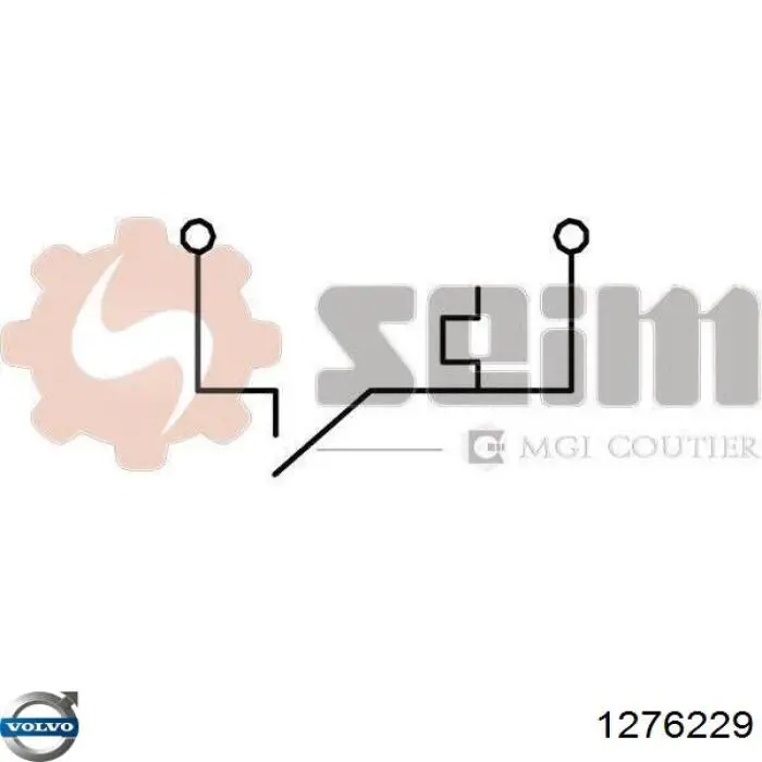 Термо-датчик включення вентилятора радіатора 1276229 Volvo