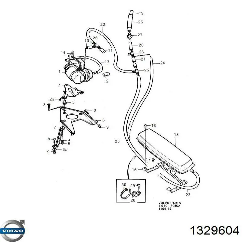  Volvo 1329604 ціна, від 614.73 USD